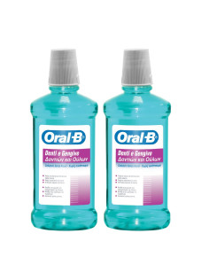 Oral-B Collutorio Denti e Gengive Senza Alcol, 2 x 500ml