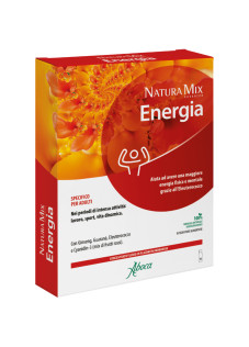 Aboca Natura Mix Advanced Energia - Concentrato Fluido, 10 Flaconcini