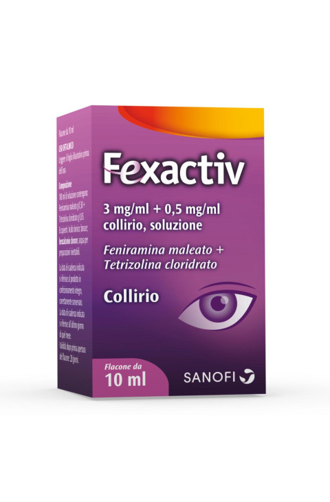 Fexactiv 3 Mg/Ml + 0,5 Mg/Ml Collirio, Soluzione 1 Flacone Ldpe Da 10 Ml