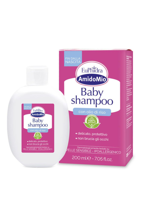 Euphidra AmidoMio - Baby Shampoo per Bambini e Lavaggi Frequenti, 200ml
