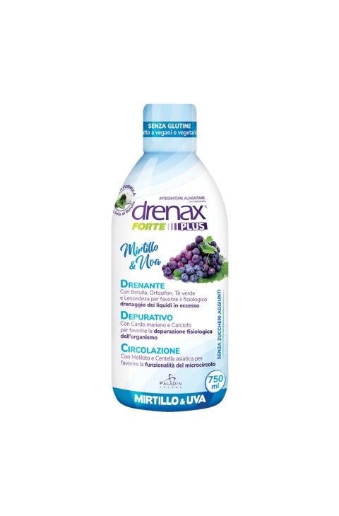 Drenax Forte Originale Mirtillo Uva Integratore Alimentare 750 ml