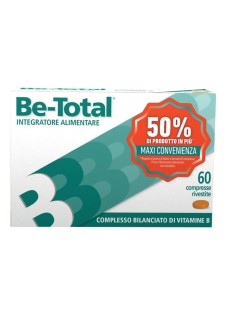 Be-Total Integratore Vitamina B B12 Acido Folico Energia Adulti, 60 Compresse