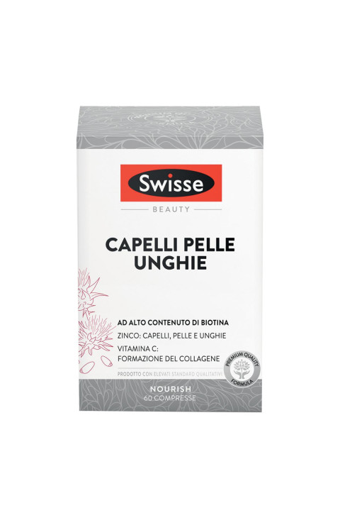 Swisse Beauty - Capelli Pelle e Unghie Integratore Alimentare, 60 Compresse