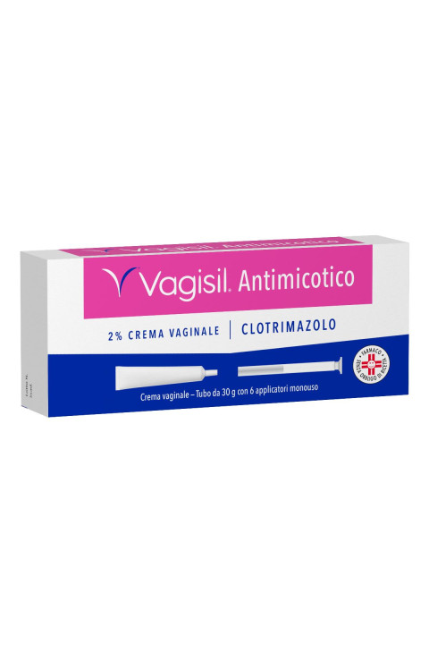 Vagisil Antimicotico 2% Clotrimazolo Crema Vaginale, 30g + 6 applicatori
