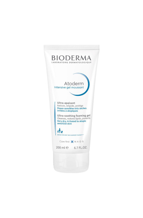 Bioderma Atoderm - Intensive Gel Moussant Gel Detergente Corpo, 200ml