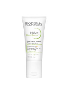 Bioderma Sébium Global Cover Trattamento Intensivo Purificante 30 ml + 2 g