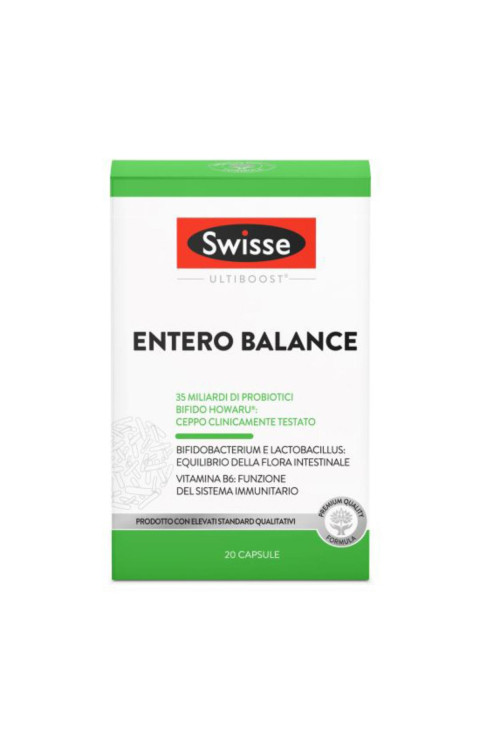 Swisse Entero Balance - Integratore alimentare con probiotici e vitami