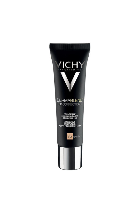 Vichy Dermablend - 3D Fondotinta Coprente per Pelle Grassa Tonalità 35, 30ml
