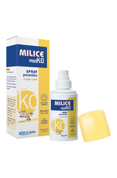 Giuliani Milice Pido K.O. Spray Preventivo Pidocchi per Capelli e Tessuti, 100ml