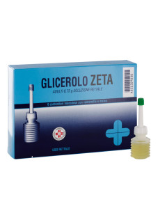 Glicerolo Zeta Adulti 6,75 G Soluzione Rettale 6 Contenitori Monodose Con Camomilla E Malva
