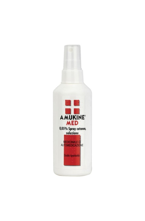 Amukine Med 0,05 % Spray Cutaneo, Soluzione Flacone 200 ml