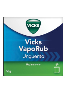 Vicks Vaporub Unguento Balsamico per Uso Inalatorio Rimedio per Raffreddore Mal di Gola Tosse e Naso Chiuso, 50g