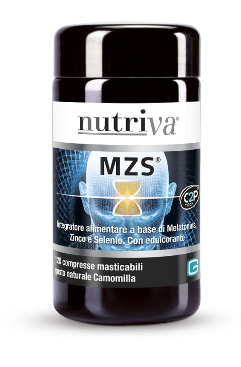 Nutriva Mzs Integratore di Melatonina, 120 Compresse