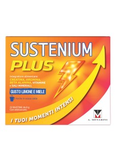 Sustenium Plus Gusto Limone e Miele Integratore energizzante con Vitamine Minerali e Aminoacidi, 22 Bustine