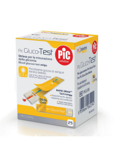 PIC STRISCE GLUCOTEST 25PZ