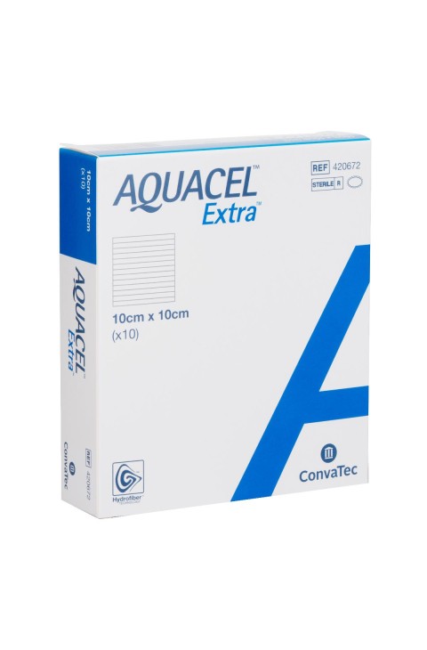 AQUACEL EXTRA HYDROFIBER 10X10 AQUACEL EXTRA HYDROFIBER 10X10
