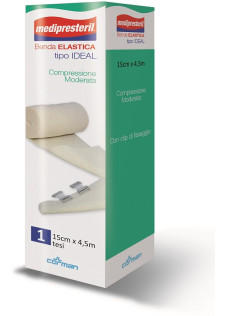 Medipresteril Benda Elastica Ideal Compressione Moderata 15cm x 4,5m