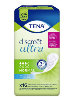 Tena Discreet - Ultra Normal Assorbente per incontinenza, 16 assorbenti
