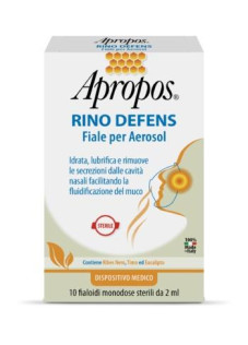 Apropos Rino Defens Fiale Per Aerosol 10 Fiale Monodosi Sterili Da 2 ml