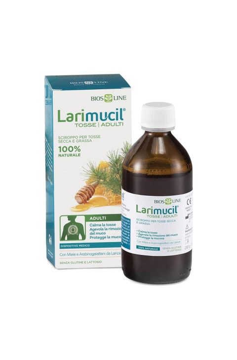 Bios Line Larimucil Tosse Adulti Sciroppo Tosse Secca E Grassa, 175ml