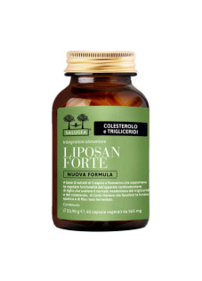Salugea Liposan Forte Nuova Formula Integratore Colesterolo e Trigliceridi, 60 Capsule Vegetali
