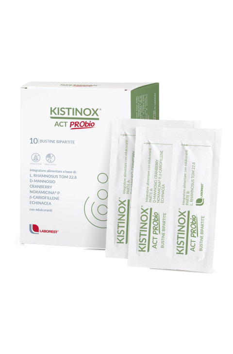 Kistinox Act Probio Integratore 10 Bustine Bipartite
Kistinox Act Probio Integratore 10 Bustine Bipartite