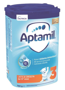 Aptamil Latte di Crescita 3 dal 12 Mese in Polvere, 750g