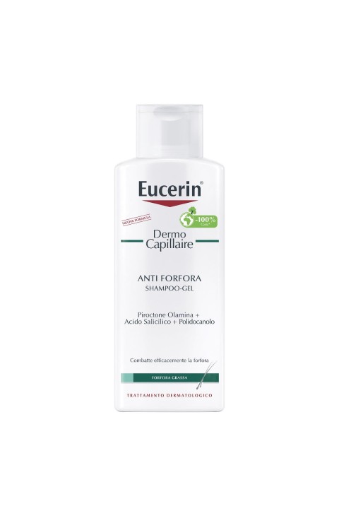 Eucerin DermoCapillaire - Shampoo Gel Antiforfora Grassa, 250ml