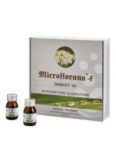Microflorana-F Direct-10 Integratore Alimentare, 20 Flaconcini