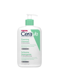 CeraVe Schiuma Detergente Viso Pelle Grassa Seboregolatrice, 473ml
