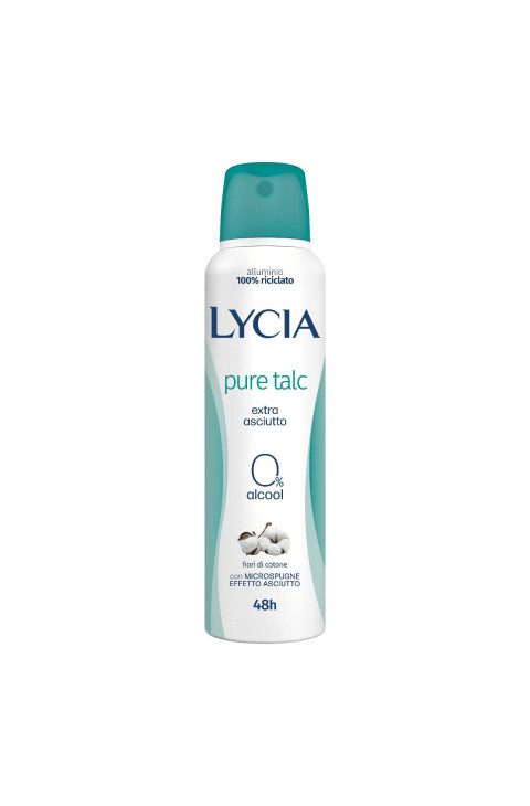 rispettando la microflora naturale. Deodorante 0% alcool. Derm