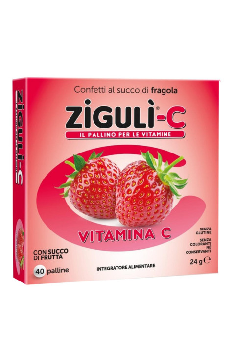 Zigulì-C Fragola con Vitamina C 40 Palline