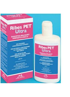 lenitiva e protettiva.  Indicazioni : Ribes Pet Ultra Shampoo