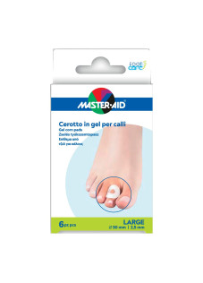 Master-Aid Foot Care - Cerotto in Gel per Calli Taglia Large, 6 cerotti