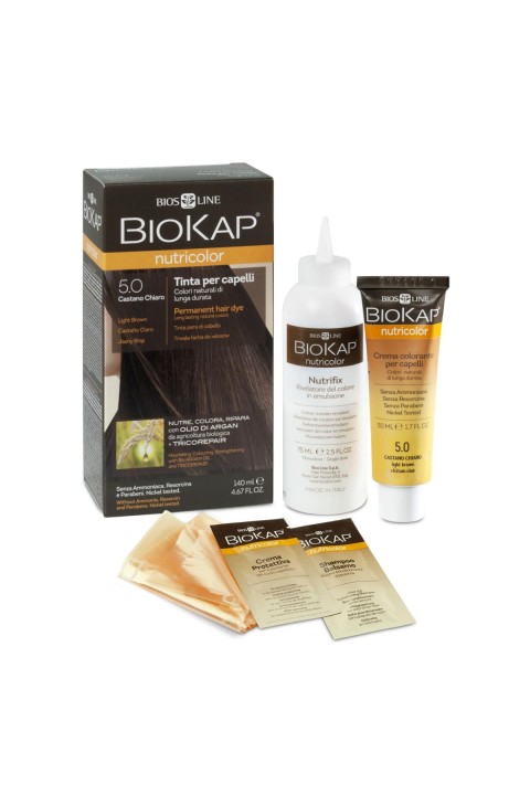 Bios Line Biokap Nutricolor - Tinta Per Capelli Colore 3.0 Castano Scuro, 140ml Bios Line Biokap Nutricolor - Tinta Per Capelli Colore 3.0 Castano Scuro, 140ml