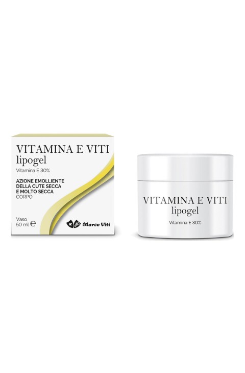 Marco Viti Vitamina E Viti - Lipogel Emolliente per Pelle Secca, 50ml
