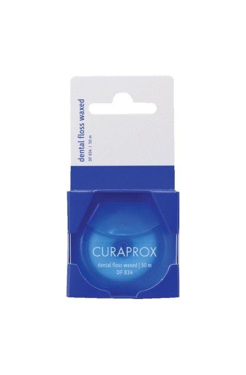 Curaprox Filo Interdentale DF 834 Cerato Sapore Menta, 50 Metri
