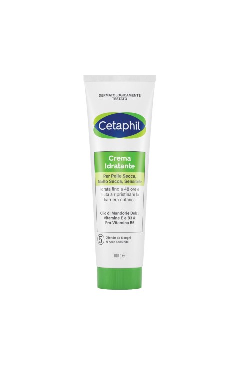 Cetaphil Crema Idratante per Pelle Secca Molto Secca e Sensibile, 100g