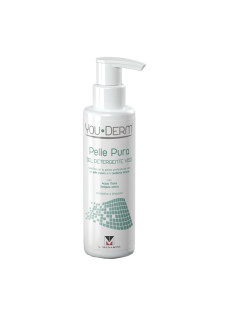YouDerm Pelle Pura - Gel Detergente Viso Per Pelle Mista Grassa e Acneica, 200ml
