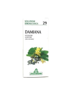 Specchiasol Soluzione Idroalcolica Damiana 29 Integratore Alimentare, 50ml
