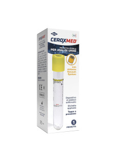 Ceroxmed Provetta Urine Con Sistema Vacuum System, 9ml 1 Pezzo