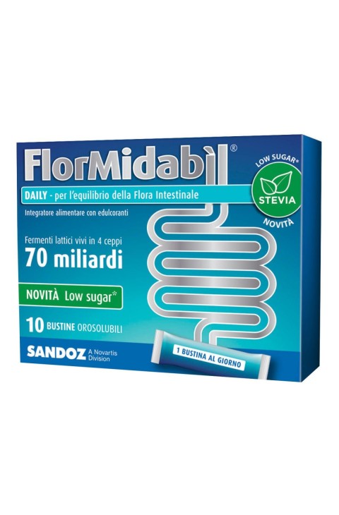 che favoriscono l'equilibrio della flora intestinale. Low sugar (co