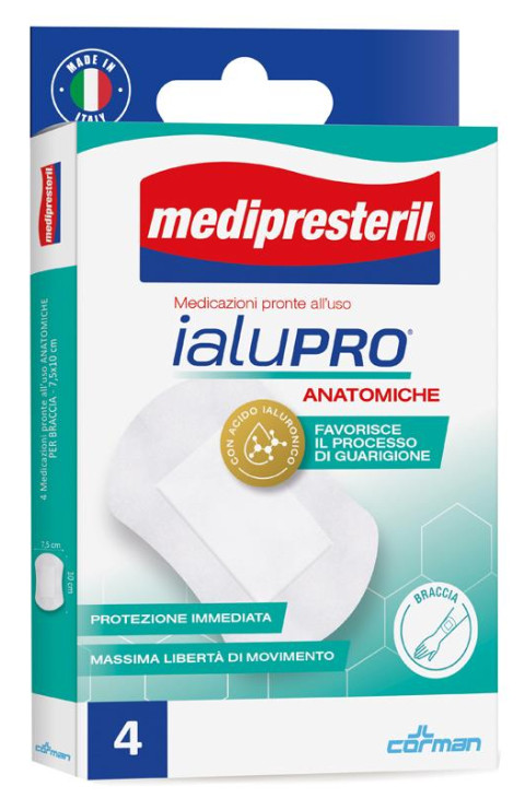 Medipresteril Ialupro - Medicazioni Anatomiche per Braccia, 4medicazioni
