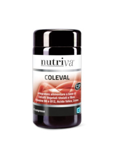 Nutriva Coleval Integratore Alimentare Benessere Cardiovascolare, 60 Compresse
