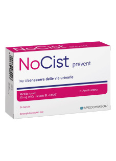 con N-acetilcisteina. NoCist Prevent &egrave; ricco in proantocianidin