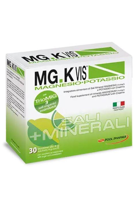 Mgk Vis Magnesio Potassio Lemonade Integratore Alimentare, 30 Bustine Mgk Vis Magnesio Potassio Lemonade Integratore Alimentare, 30 Bustine
