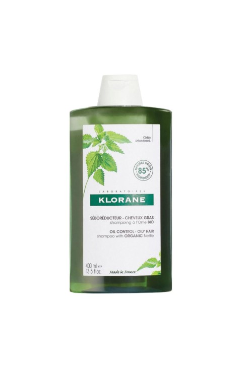 Klorane Ortica - Shampoo Seboriduttore Capelli Grassi, 400ml
