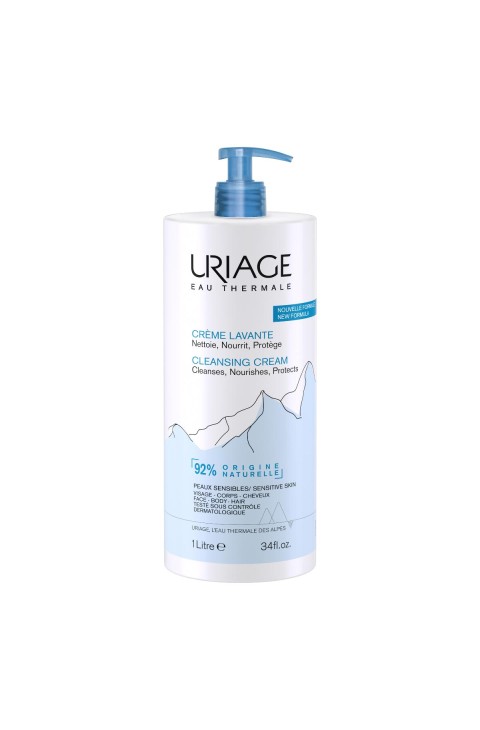Uriage Creme Lavante Detergente Corpo Quotidiano Idratante, 1Lt Uriage Creme Lavante Detergente Corpo Quotidiano Idratante, 1Lt