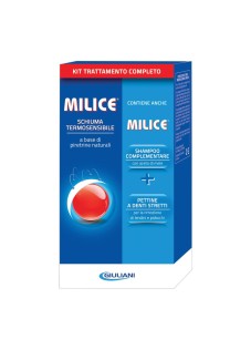 Milice Schiuma Termosensibile 150 ml + Shampoo 80ml + Pettine
