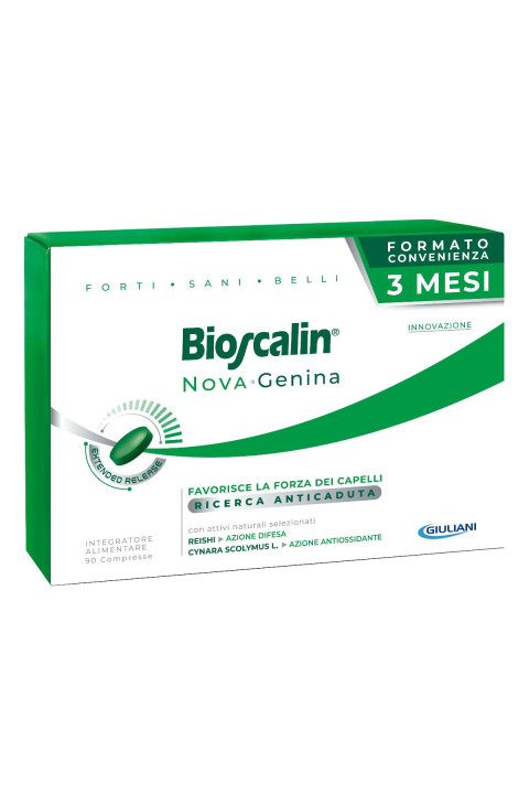 Bioscalin NovaGenina - Integratore per Capelli Deboli Uomo e Donna, 90 compresse
